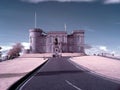 Inverness Scotland Castle IR filter