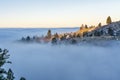 Inversion over Boise Idaho in the hills Royalty Free Stock Photo