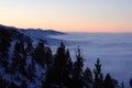 Inversion over Treasure Valley Royalty Free Stock Photo