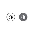 Invert Colors Icon Vector in Flat Style Isolated on White Background