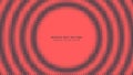 Inverted Dots Half Tone Pattern Circular Frame Vector Red Black Abstraction