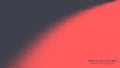 Inverted Dots Half Tone Pattern Rounded Border Vector Red Black Abstraction