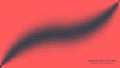 Inverted Dots Half Tone Pattern Smooth Curved Border Vector Abstract Backdrop