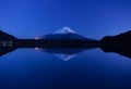 Inverted image of Mt.Fuji