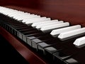 Inverted piano Royalty Free Stock Photo