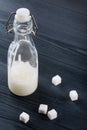 Inverted sugar syrup in a glass bottle