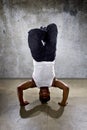 Inverted Urban Break Dancer Royalty Free Stock Photo