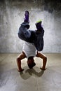 Inverted Urban Break Dancer Royalty Free Stock Photo