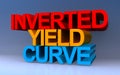 inverted yield curve on blue