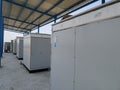 Inverter room in solar plant with 3MW inverter Royalty Free Stock Photo
