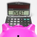 Invest Calculator Shows Deposit In Growing Savings