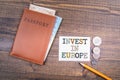 Invest in Europe concept Royalty Free Stock Photo