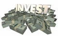 Invest Grow Wealth Money Income Earnings Get Rich