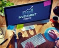 Invest Investment Financial Income Profit Costs Concept Royalty Free Stock Photo