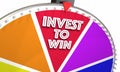 Invest to Win Game Show Wheel Stock Market Financial Advice