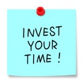 Invest your time! Royalty Free Stock Photo