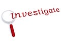 Investigate with magnifying glass