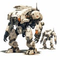 Investigating The Art Of Modular Robots And Mecha: A Visual Exploration
