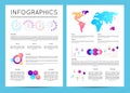 Investment analytics with various infographics