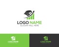 Investment Company Logo Template online store vectors illustration Royalty Free Stock Photo