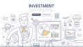 Investment Doodle Concept Royalty Free Stock Photo