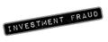 Investment Fraud rubber stamp