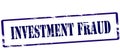 Investment fraud Royalty Free Stock Photo