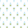 Investment fund seamless pattern. Search for brilliant idea, discover opportunity or benefit from idea. Concept invest into idea