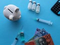 investment in health care and vaccination in Australia Royalty Free Stock Photo