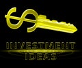 Investment Ideas Means Investing Tips 3d Illustration