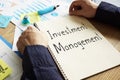 Investment Management is shown on the conceptual business photo