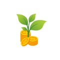 investment money vector icon illustration. stock market vector design ssymbol illustration