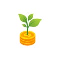 investment money vector icon illustration. stock market vector design ssymbol illustration