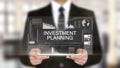 Investment Planning, Hologram Futuristic Interface, Augmented Virtual Reality