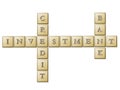 Investment puzzle Royalty Free Stock Photo