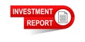 Investment report banner