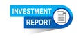 Investment report banner Royalty Free Stock Photo
