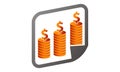 Investment Report Logo Design Template