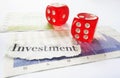 Investment risk Royalty Free Stock Photo