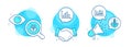 Investment, Startup and Diagram graph icons set. Sale sign. Vector