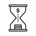Investment Timing icon image. Suitable for mobile apps, web apps and print media.