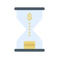 Investment Timing icon vector image.