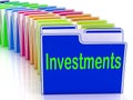 Investments Folders Show Financing Investor And Returns