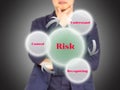 An investor considering Risk management process on Virtual scr