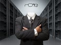 Invisible business man Royalty Free Stock Photo