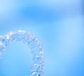 Invisible dental aligner brackets Royalty Free Stock Photo