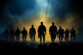 Invisible Heroes reveals the true valor within soldiers silhouettes