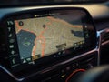 Invisible Highways: GPS Navigation Display on Dashboard