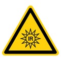 Invisible Radiation Symbol Sign, Vector Illustration, Isolate On White Background Label. EPS10 Royalty Free Stock Photo