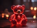 Invisible Red Magic: Glow Teddy Bear Brilliance